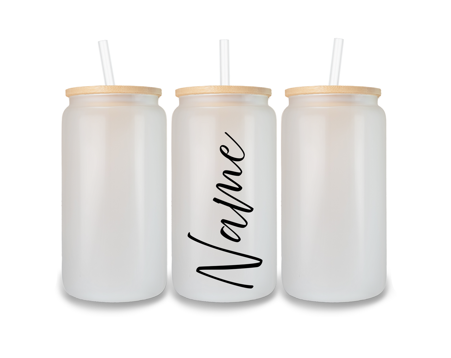 Personalisiertes Glas mit Namen